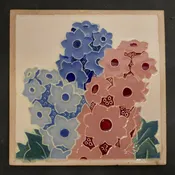 AETCO Floral Tile Vintage — Wells Antique Tile & Pottery