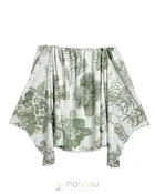 KINI ZAMORA - Toile Piʻapa Off the Shoulder Top