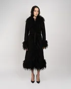 Faux Suede Coat