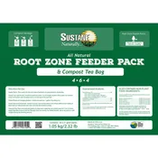 Suståne Root Zone Feeder & Compost Tea Bags 4-6-4, 50 packets