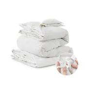 All-Season 3-in-1 Down Comforter, 90% White Down, 800 Fill Power, Snap-Together Layers, Lightweight to Winter Warmth, Breathable Cotton Shell