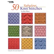 50 Fabulous Knit Stitches Pattern Book - Digital Download