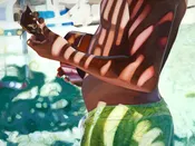 Boy With Ukulele (Hawaiian Hula Portraiture) – Fine Art Print