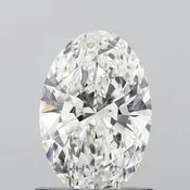 1.01 carat D-VS2 Oval Cut Lab Grown Diamond
