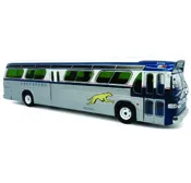 Coming In October Iconic Replicas GM TDH 5303 Fishbowl Bus Greyhound Bus Lines 1/43 Scale 43-0668