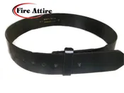 Black Firefighter Uniform Leather Belt Made in the USA