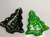 Fused Christmas Tree Dish