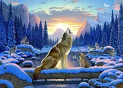 Wolf Song Jigsaw Puzzle 1000 Piece