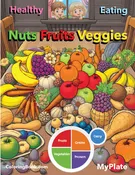 Nuts Fruits Vegetables Protein Coloring Book