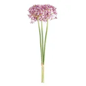 Allium Stems, Light Purple: PURPLE / POLYESTER/PLASTIC/WIRE