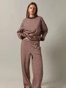 Addison Brown/Pink Stripe Set