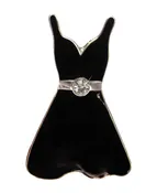 Black Dress Finders Key Purse®
