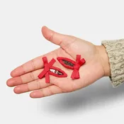 Bow Snap Clips - Cherry