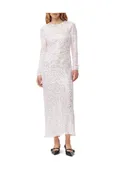3D Sequins Maxi Dress | Mauve Chalk
