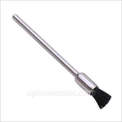 1/4" END BRISTLE BRUSH - STIFF, 3/32" MANDREL, PKG-6