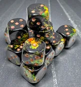 12D6 Brush Series Dice Block | Deep Forest