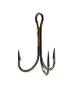 Addya Outdoors Inc. ADDYA OPEN EYE, SPLIT SHANK, CLIP-IN BRONZE TREBLE HOOKS, X STRONG BRONZE SZ 2 5PK