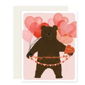 “Happy Valentine’s” Bear card