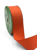 1.5" Orange Woven Grosgrain Ribbon