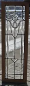 Antique all beveled, leaded glass window