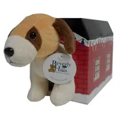 7″ PLUSH SANTA PAWS W/ HOUSE