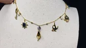 Preorder Many Charms Necklace with SemiPrecious Stones