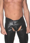 Black Leather Chaps