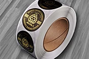 Clear Roll Labels