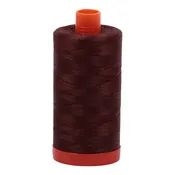 Chocolate 50wt Aurifil 100% Cotton Mako Thread Large Spool 1,422 yards