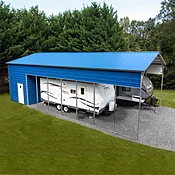 Carport &amp;amp; Storage Combo Metal Building