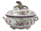 19th Century Faience Tureen — White Barn Antiques
