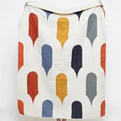 Kantha Quilted Throw Blanket | Gumdrop Canopy
