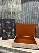 Linen Book Storage Boxes