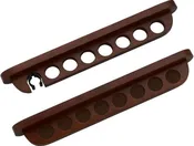 Action 7 Cue Wall Rack w/ Bridge Clip
