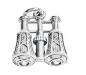 Aimez Binoculars Charm Silver