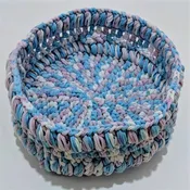 Cotton Candy Basket Crochet Pattern