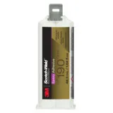 3M 7010410438 Scotch-Weld Epoxy Adhesive, Two-part, Gray, 48.5mL/1.64oz Duo-Pak, DP190 Series