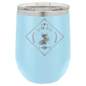 12 oz. Stainless Steel Vacuum Insulated Stemless Wine Tumbler with Lid