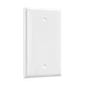 1-Gang Blank Wall Plate | Mid-Size | Residential Grade | Enerlites 8801M