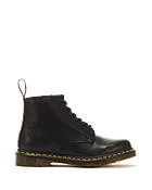 101 Yellow Stitch Smooth Leather Ankle Boots