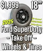 2025 Ford Superduty F250 F350 Wheels & Tires — Big Boys Toys of the North