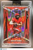 026 Wild Card Alumination Brendan Sorsby Red Wave # 1/2 PRC Rookie