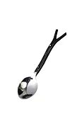 4.5" Petite Steel Black Spoon