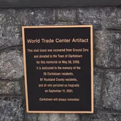 9/11 Bronze Memorial Plaque