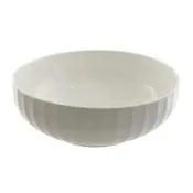 14" Scalloped Serving Bowl, White, 5 qt