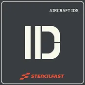 Aircraft Identification Stencils for Airport Gate Markings