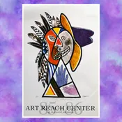 1985-1986 Art Reach Commemorative Poster — Art Reach of Mid Michigan