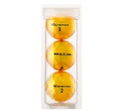 Gold Golf Balls- Chromax O.V. 3 Ball Tube