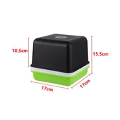 Germination Tray Soilless Hydroponic Seedling Germination Tray Germination Kit Wheat Grass Soybean Green Hydroponic Nursery