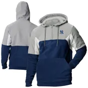 Columbia New York Yankees Lodge Fleece Quarter-Zip Hoodie